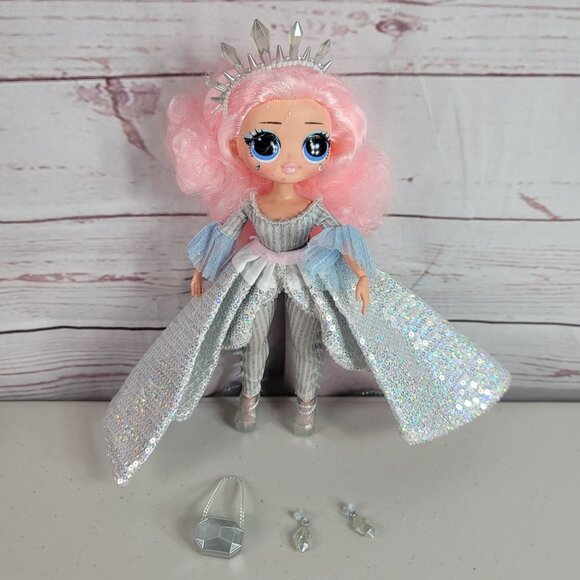 LOL Surprise OMG Fashion Doll Crystal Star Winter Disco Earrings 9 PCS 2019 MGA - Picture 9 of 12